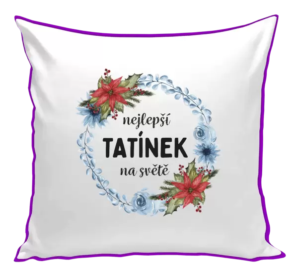 Polštář Nejlepší tatínek na světě, věneček