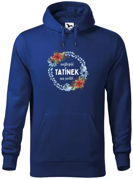 Pánská mikina Nejlepší tatínek na světě, věneček
