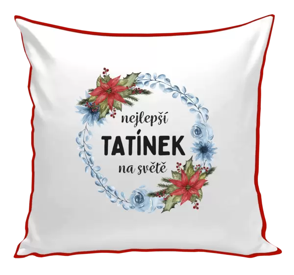 Polštář Nejlepší tatínek na světě, věneček