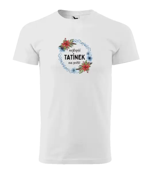 Pánské tričko Nejlepší tatínek na světě, věneček