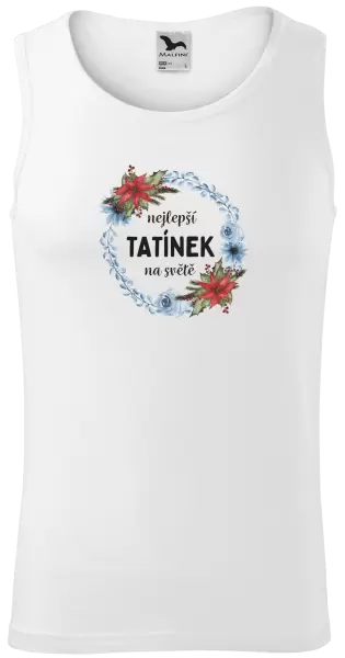 Pánské tílko Nejlepší tatínek na světě, věneček