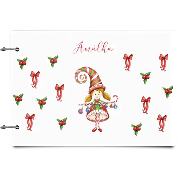 Plexi album se sponami Holčička vlastní jméno