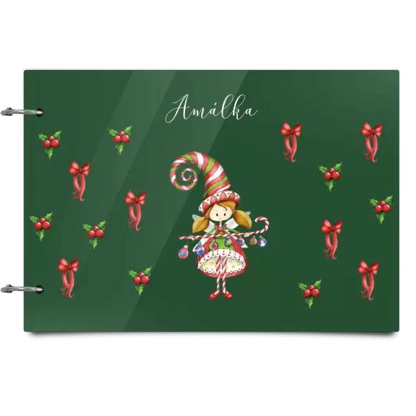 Plexi album se sponami Holčička vlastní jméno