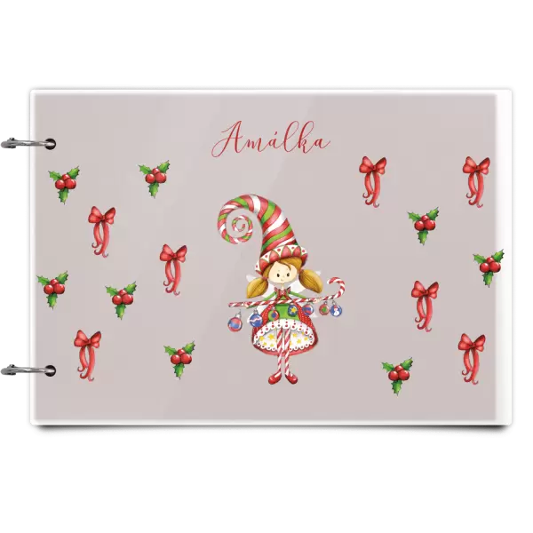 Plexi album se sponami Holčička vlastní jméno