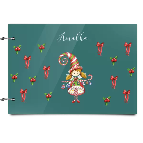 Plexi album se sponami Holčička vlastní jméno