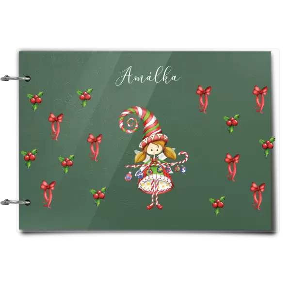 Plexi album se sponami Holčička vlastní jméno