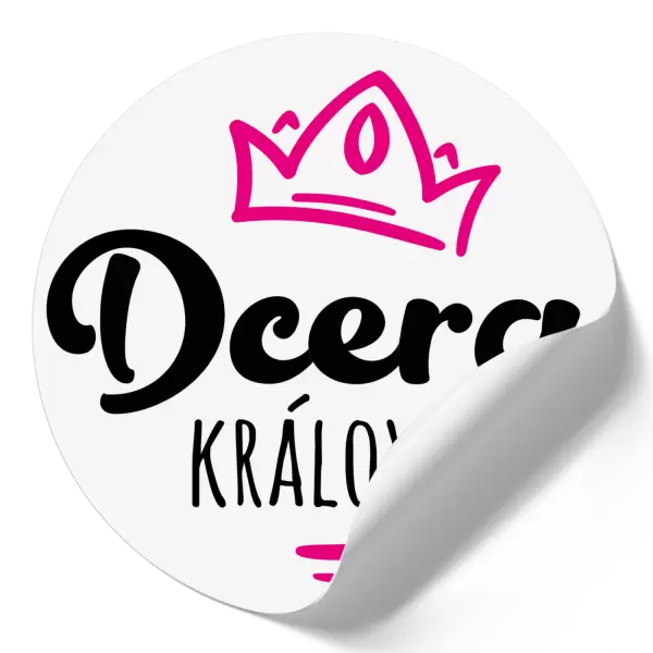Samolepka Dcera královny