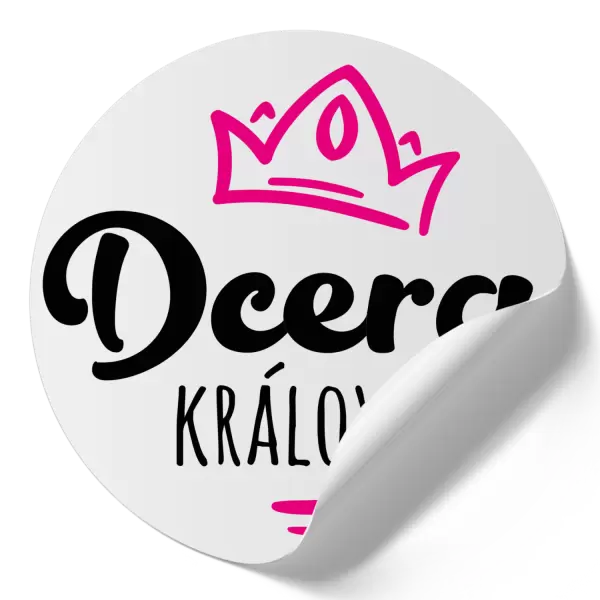 Samolepka Dcera královny