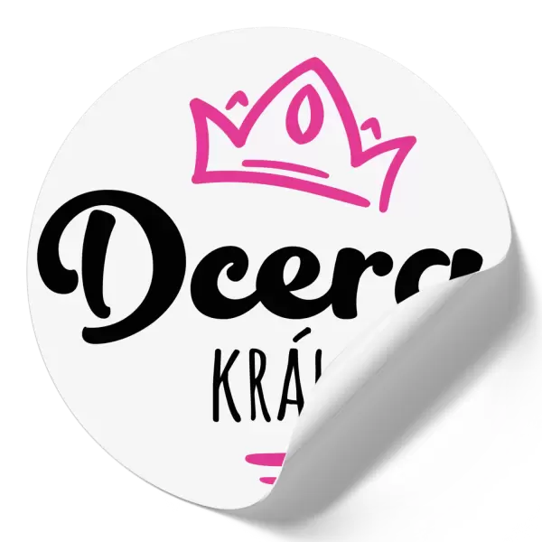 Samolepka Dcera krále