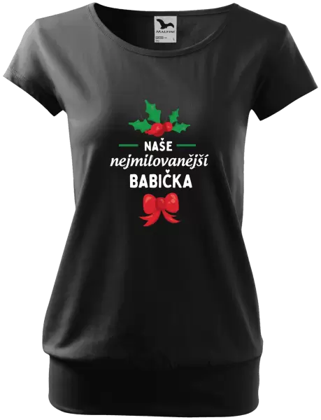 Dámské tričko Nejmilovanější babička