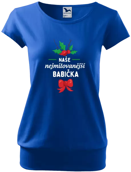Dámské tričko Nejmilovanější babička