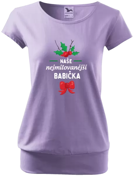 Dámské tričko Nejmilovanější babička