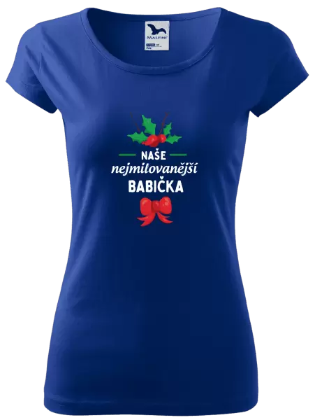 Dámské tričko Nejmilovanější babička