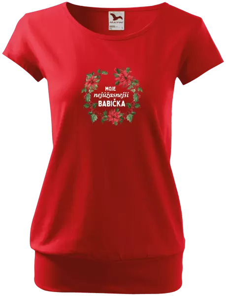 Dámské tričko Nejúžasnější babička