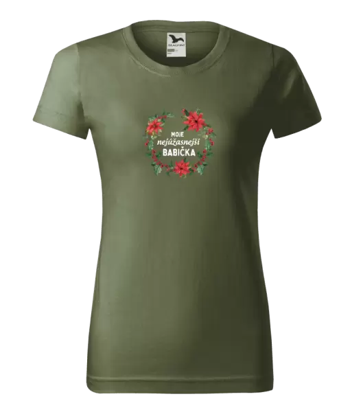 Dámské tričko Nejúžasnější babička
