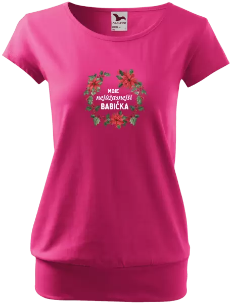 Dámské tričko Nejúžasnější babička