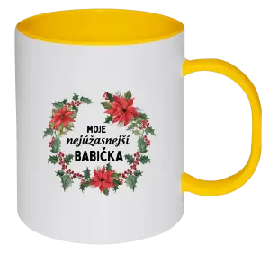 Plastový hrnek Nejúžasnější babička