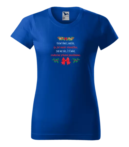 Dámské tričko Srdečné přání babičce