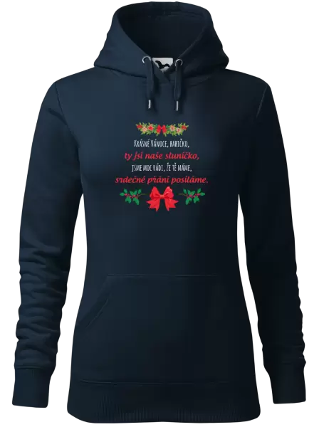 Dámská mikina Srdečné přání babičce