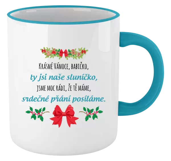 Hrnek Srdečné přání babičce