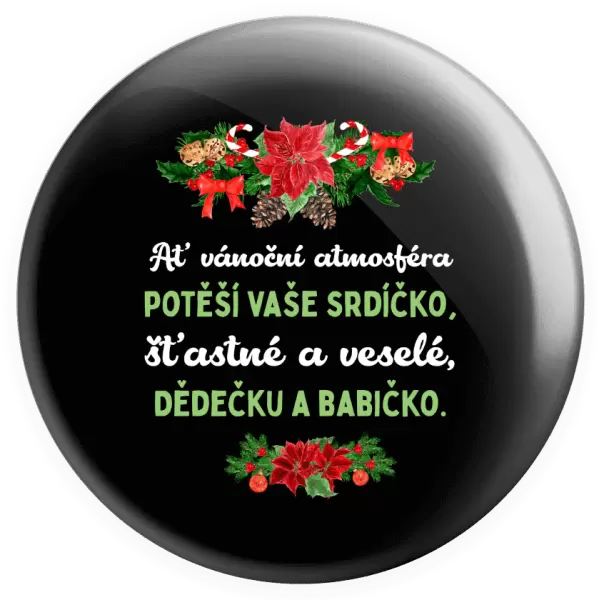 Placka Šťastné a veselé