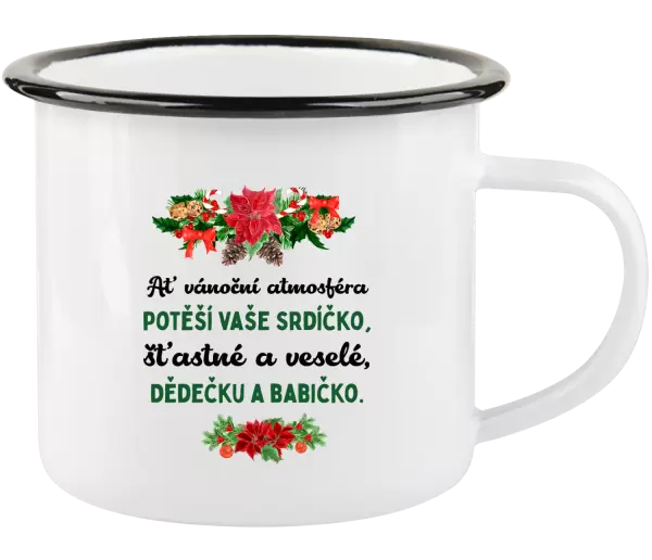 Vánoční plecháček Šťastné a veselé