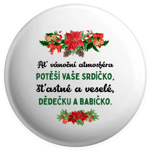 Placka Šťastné a veselé