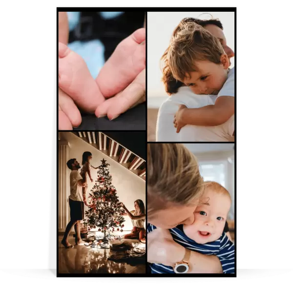 PVC svatební fotoobraz Koláž 4 fotky 03