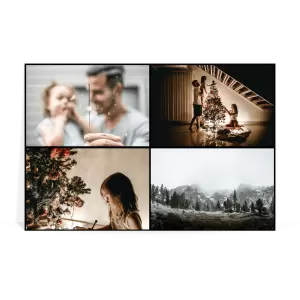 PVC svatební fotoobraz Koláž 4 fotky 01