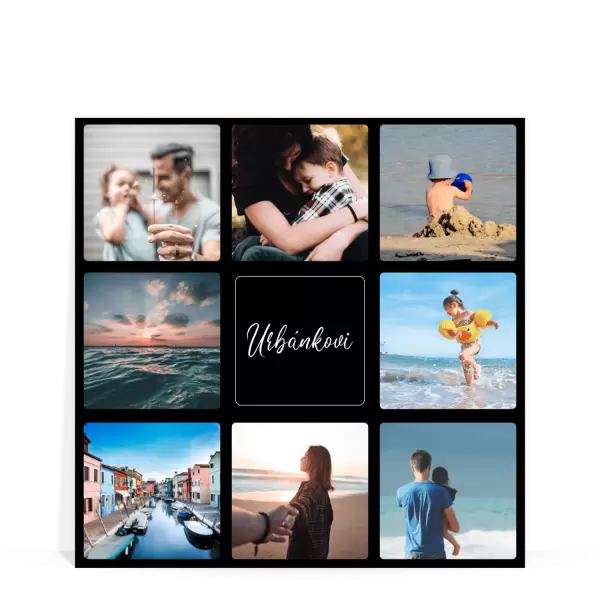 PVC svatební fotoobraz Koláž 8 fotek