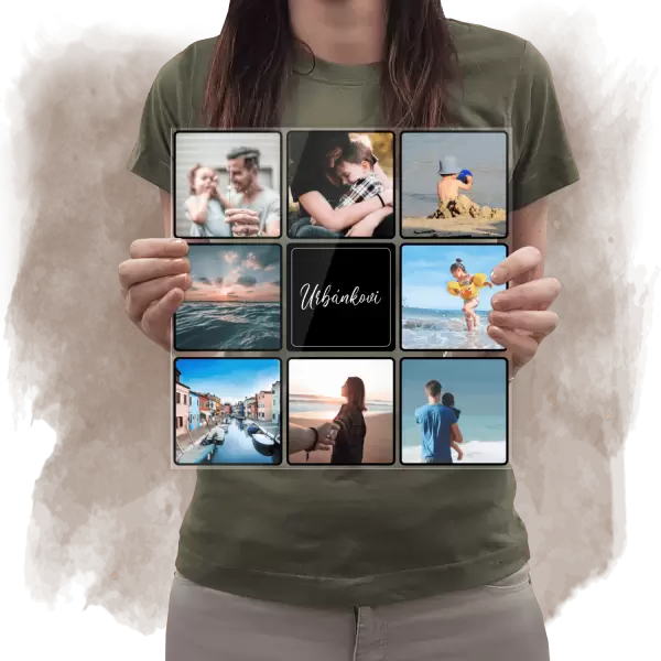 Plexi svatební fotoobraz Koláž 8 fotek