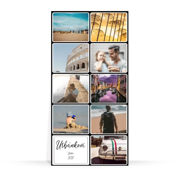 PVC svatební fotoobraz Koláž 9 fotek