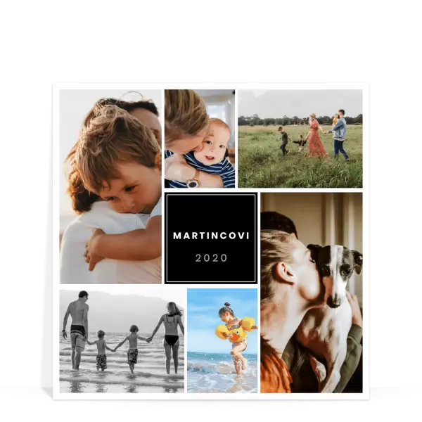 Dibond svatební fotoobraz Koláž 6 fotek