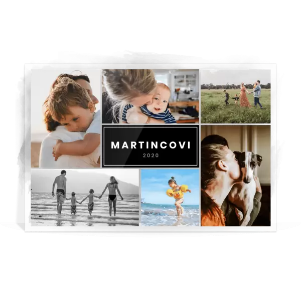 Plexi svatební fotoobraz Koláž 6 fotek