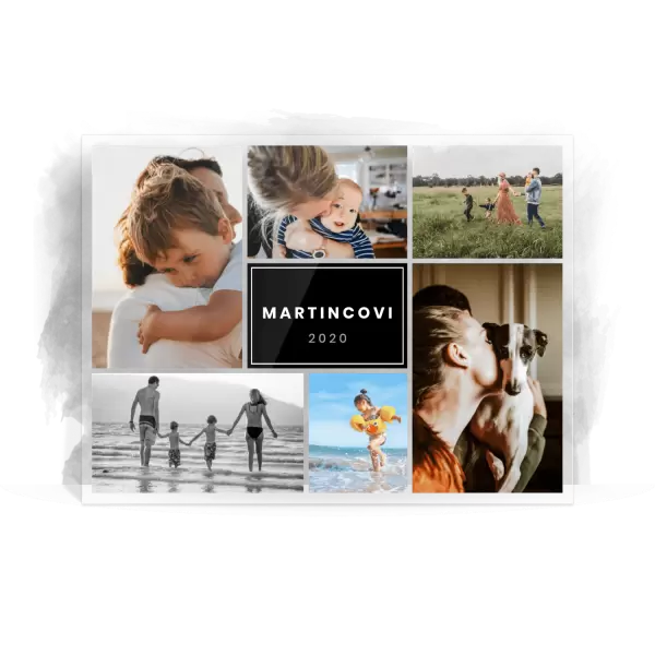 Plexi svatební fotoobraz Koláž 6 fotek