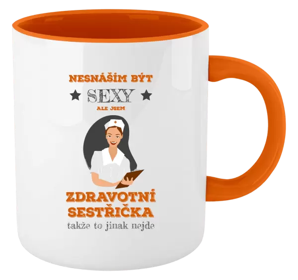 Hrnek Nesnáším být sexy, ale jsem zdravotní sestřička