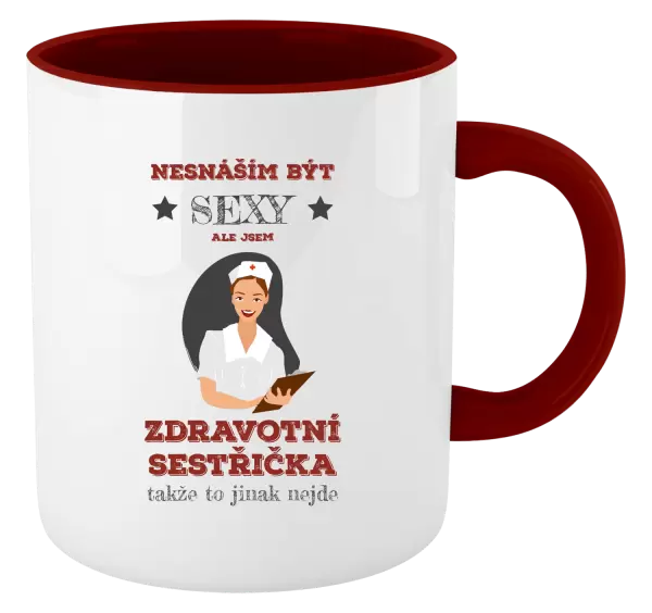 Hrnek Nesnáším být sexy, ale jsem zdravotní sestřička