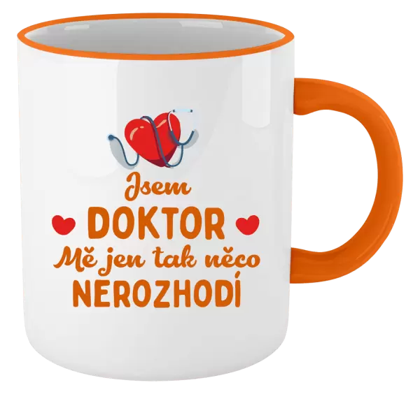 Hrnek Jsem doktor. Mě jen tak něco nerozhodí