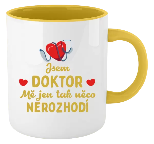 Hrnek Jsem doktor. Mě jen tak něco nerozhodí