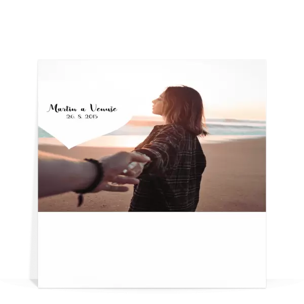 Dibond fotoobraz 1 fotka srdce