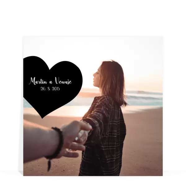 PVC fotoobraz 1 fotka srdce