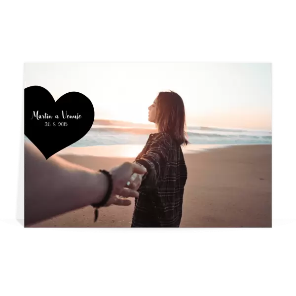 PVC fotoobraz 1 fotka srdce