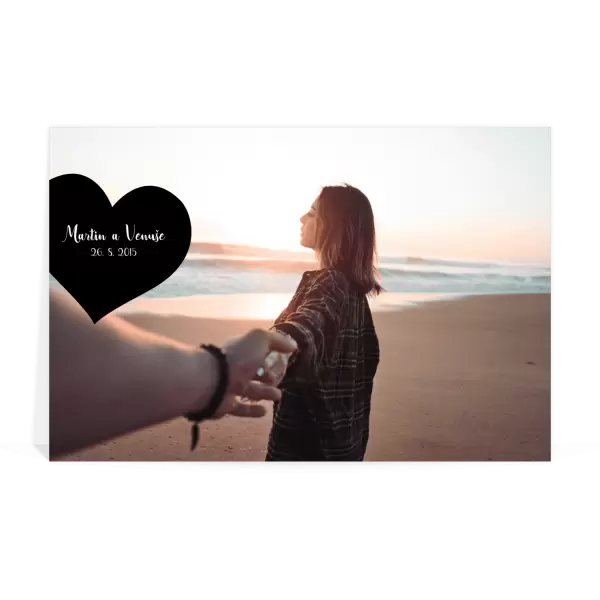 PVC fotoobraz 1 fotka srdce