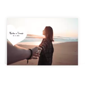 PVC fotoobraz 1 fotka srdce