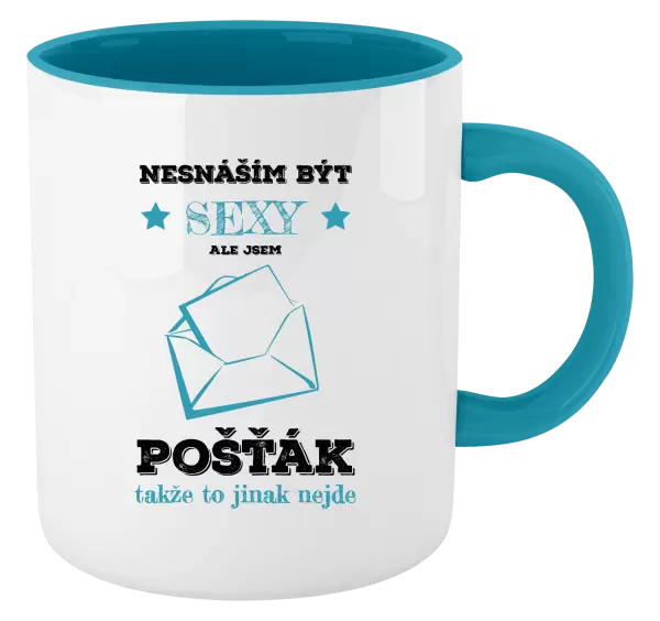 Hrnek Nesnáším být sexy, ale jsem pošťák