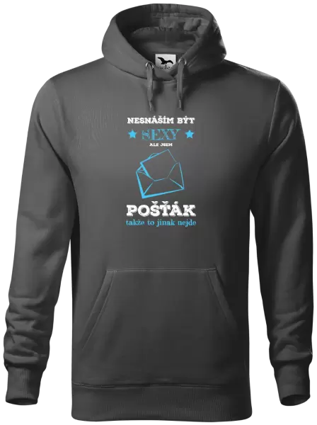 Pánská mikina Nesnáším být sexy, ale jsem pošťák