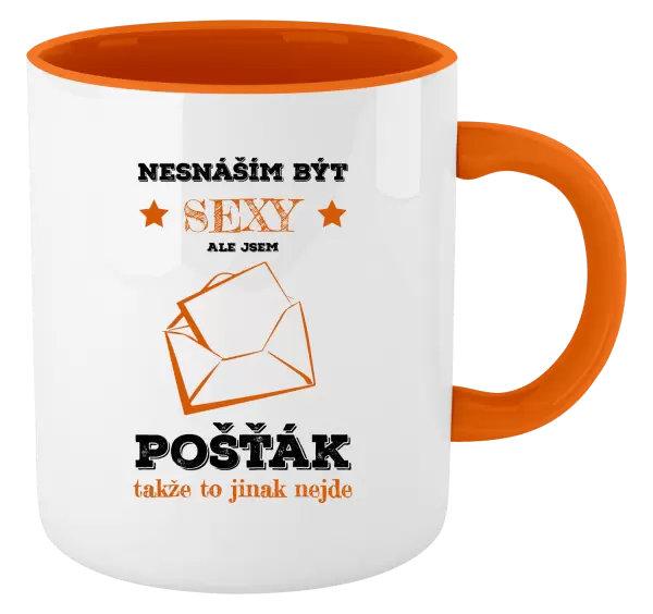 Hrnek Nesnáším být sexy, ale jsem pošťák
