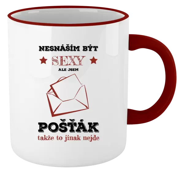 Hrnek Nesnáším být sexy, ale jsem pošťák