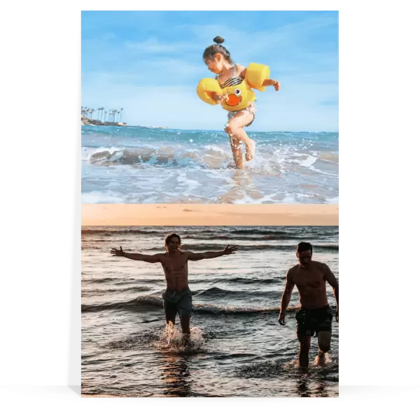 Dřevěný fotoobraz 2 fotky