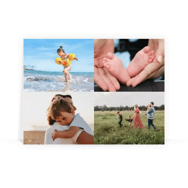 PVC svatební fotoobraz 4 fotky